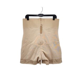 Shapellx Women's Zip Lace Trim Body Sculpting Short